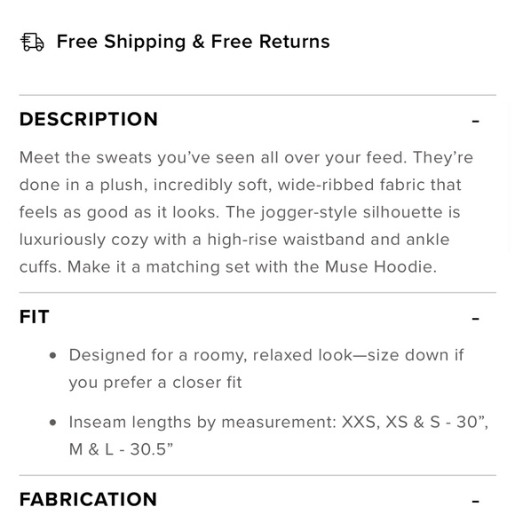 ALO Muse sweat pant - Burgundy Truffle - Picture 6 of 6